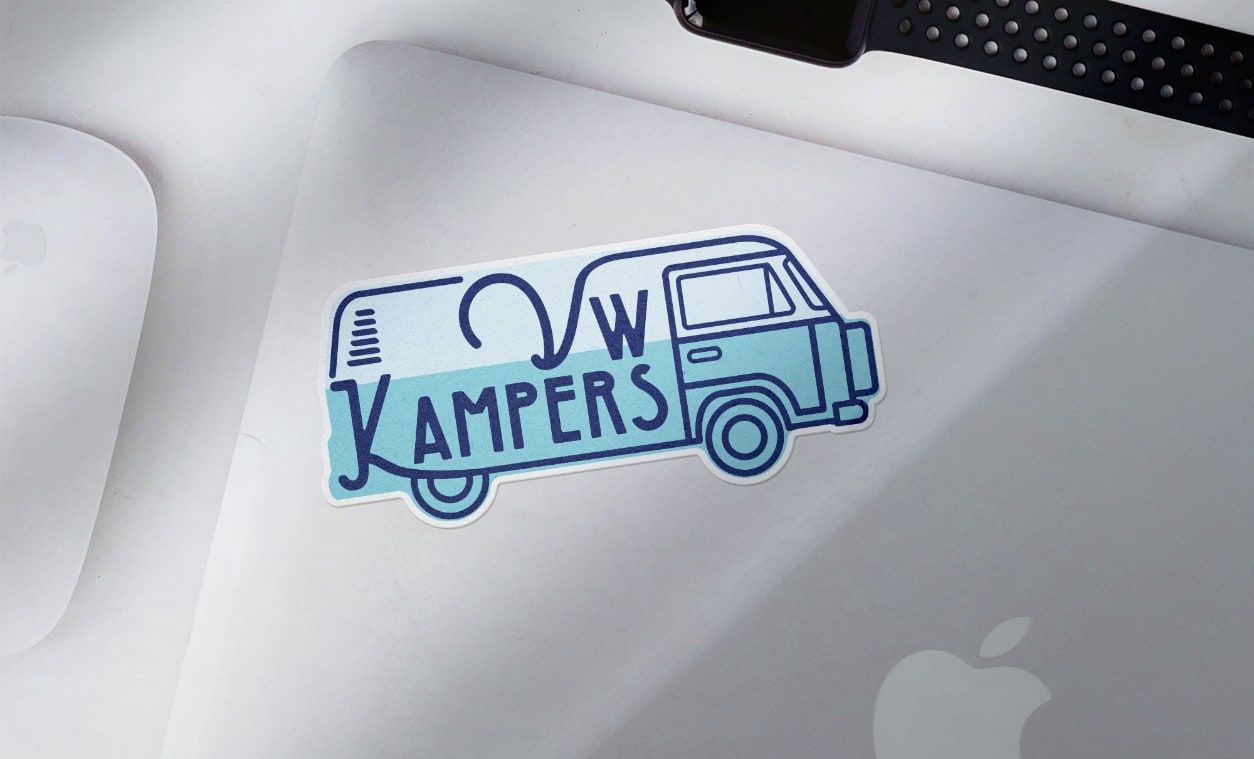 VW Kampers sticker