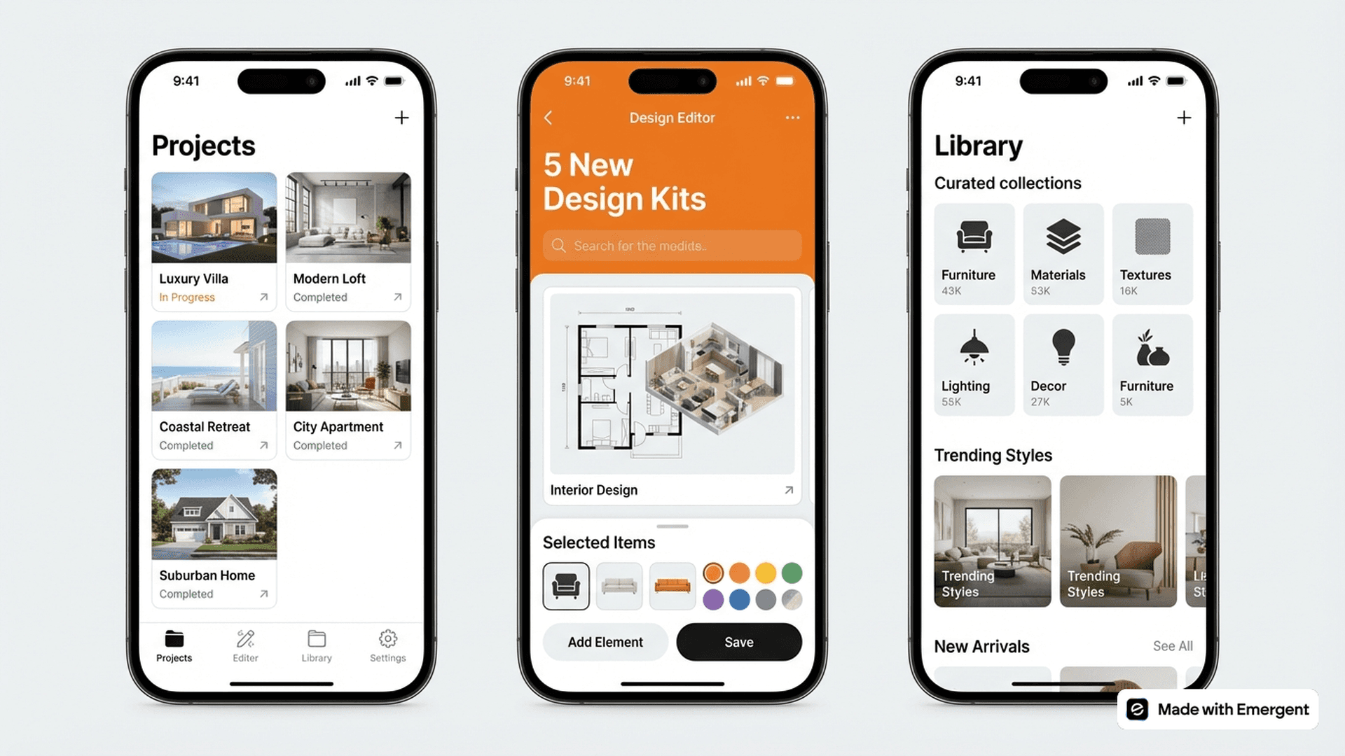 Real Estate Design App Made With Emergent