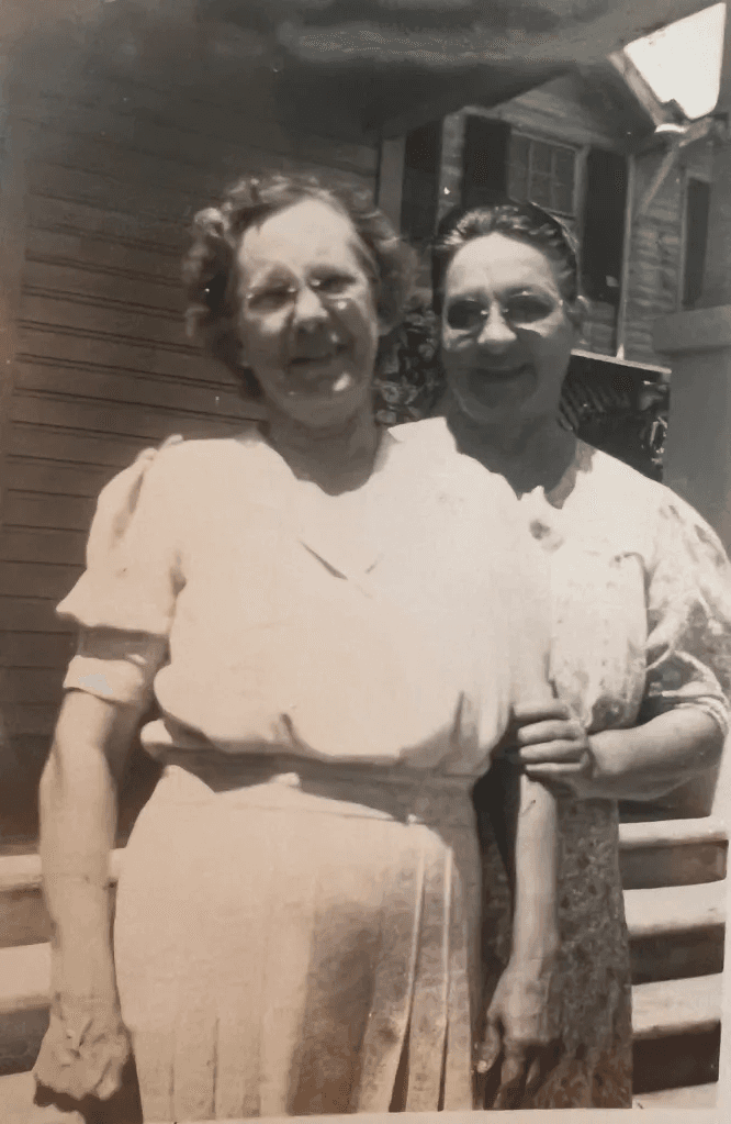 L-R: Miriam Curry Albury, Sybil Curry Dexter
