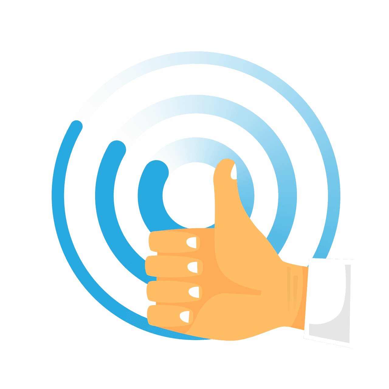 Rappresentazione grafica della politica sulla privacy di Fluida, con enfasi sulla sicurezza e la riservatezza delle informazioni personali.