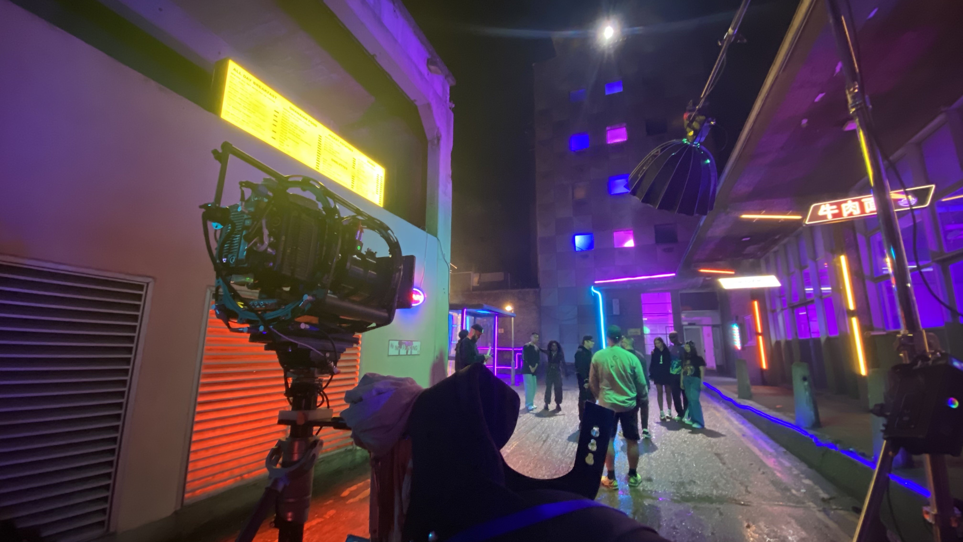 Music video behind the scenes