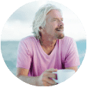 Portrait of Sir Richard Branson