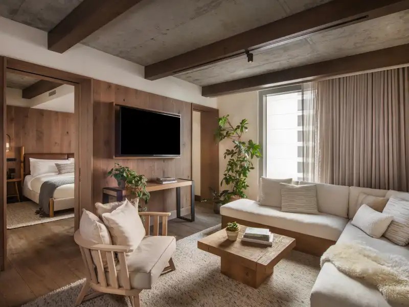 One Bedroom Suite · King - Separate Bedroom - Expanded Layout - City Views - Biophilic Materials