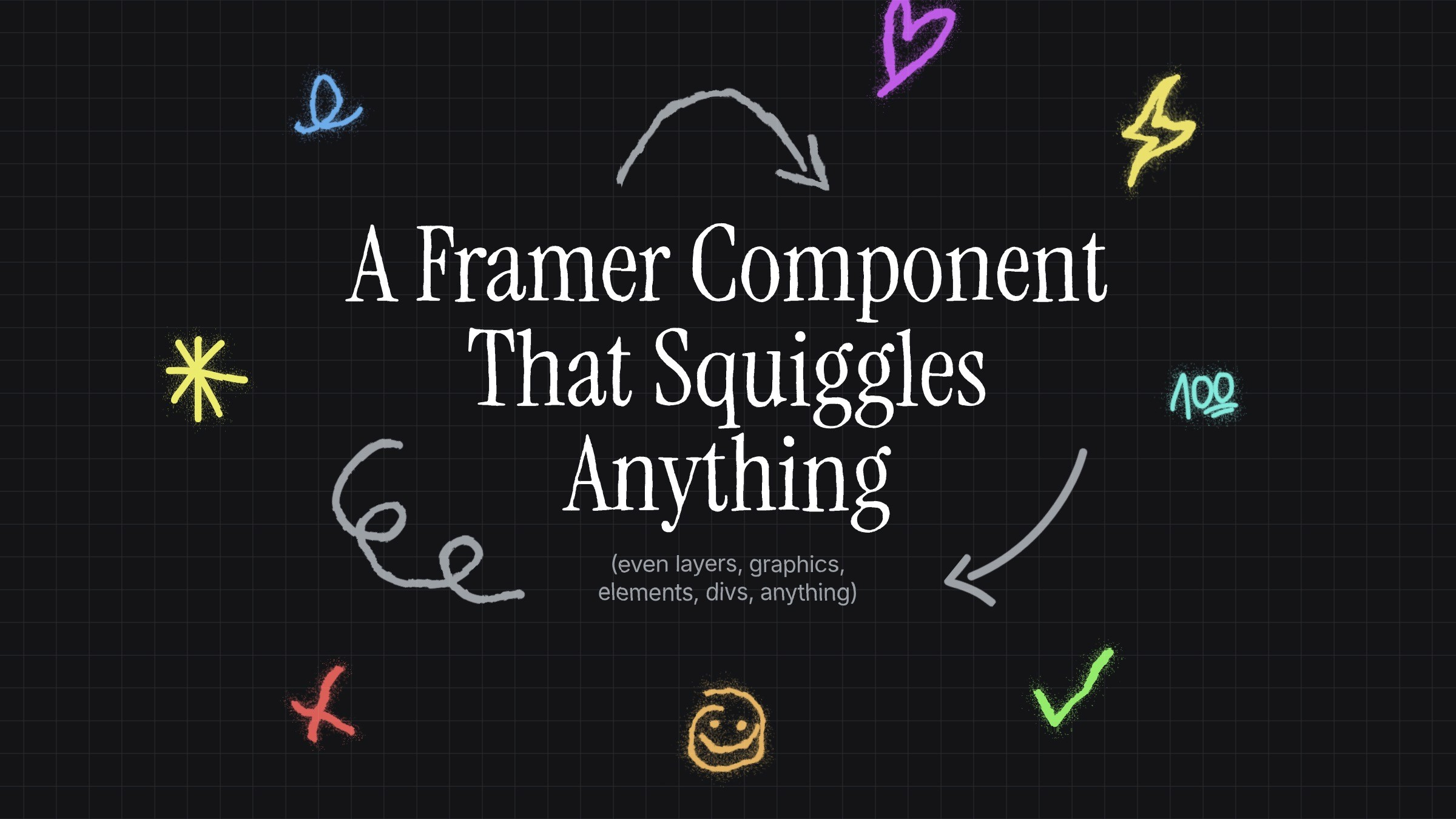 Squiggle Effect Component for Framer