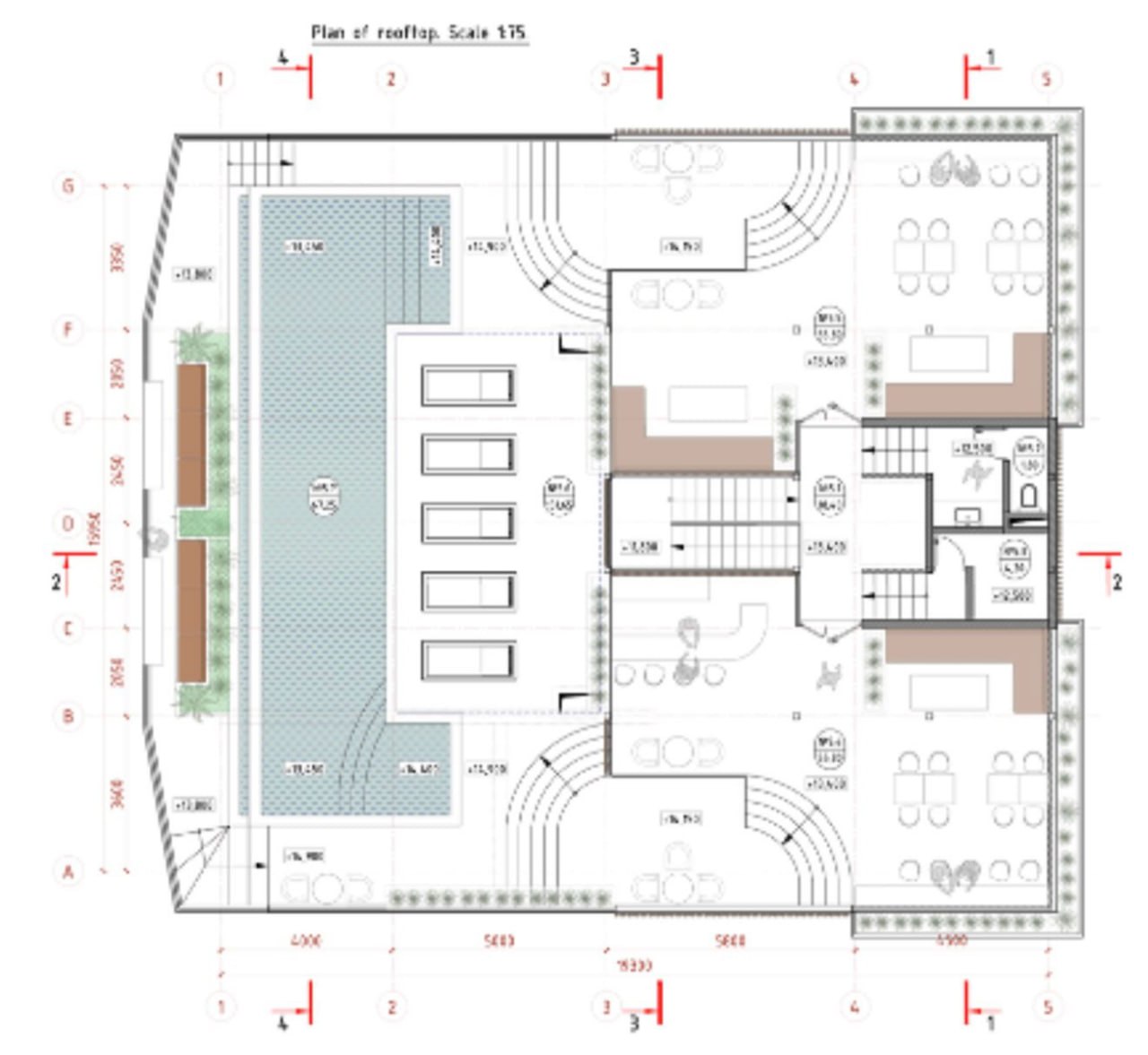 115 m² commercial space for lease 3 minutes from the beach in Berawa, Canggu