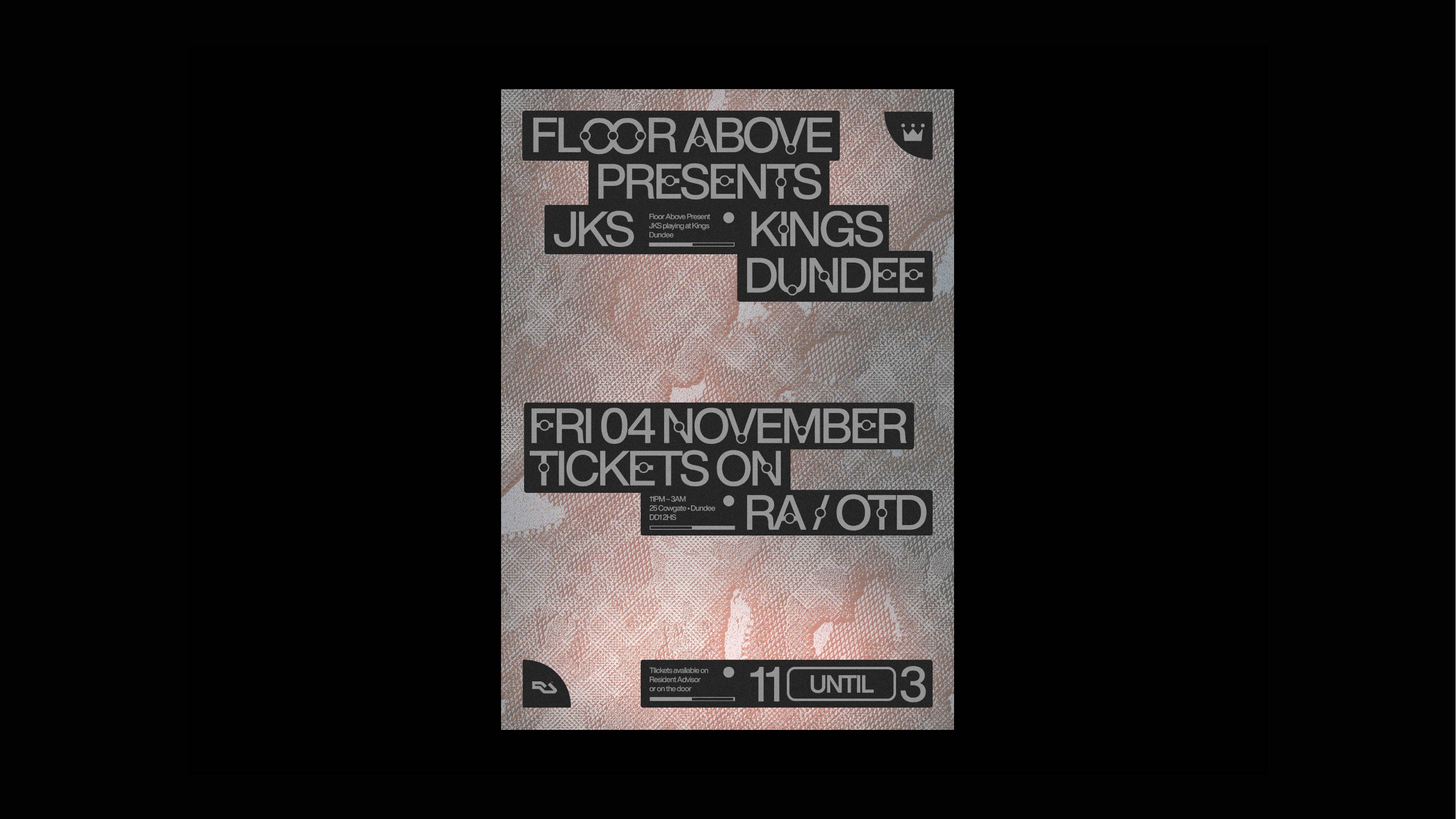 Print Design - Poster design for Floor Above, DJs and nightclub hosts