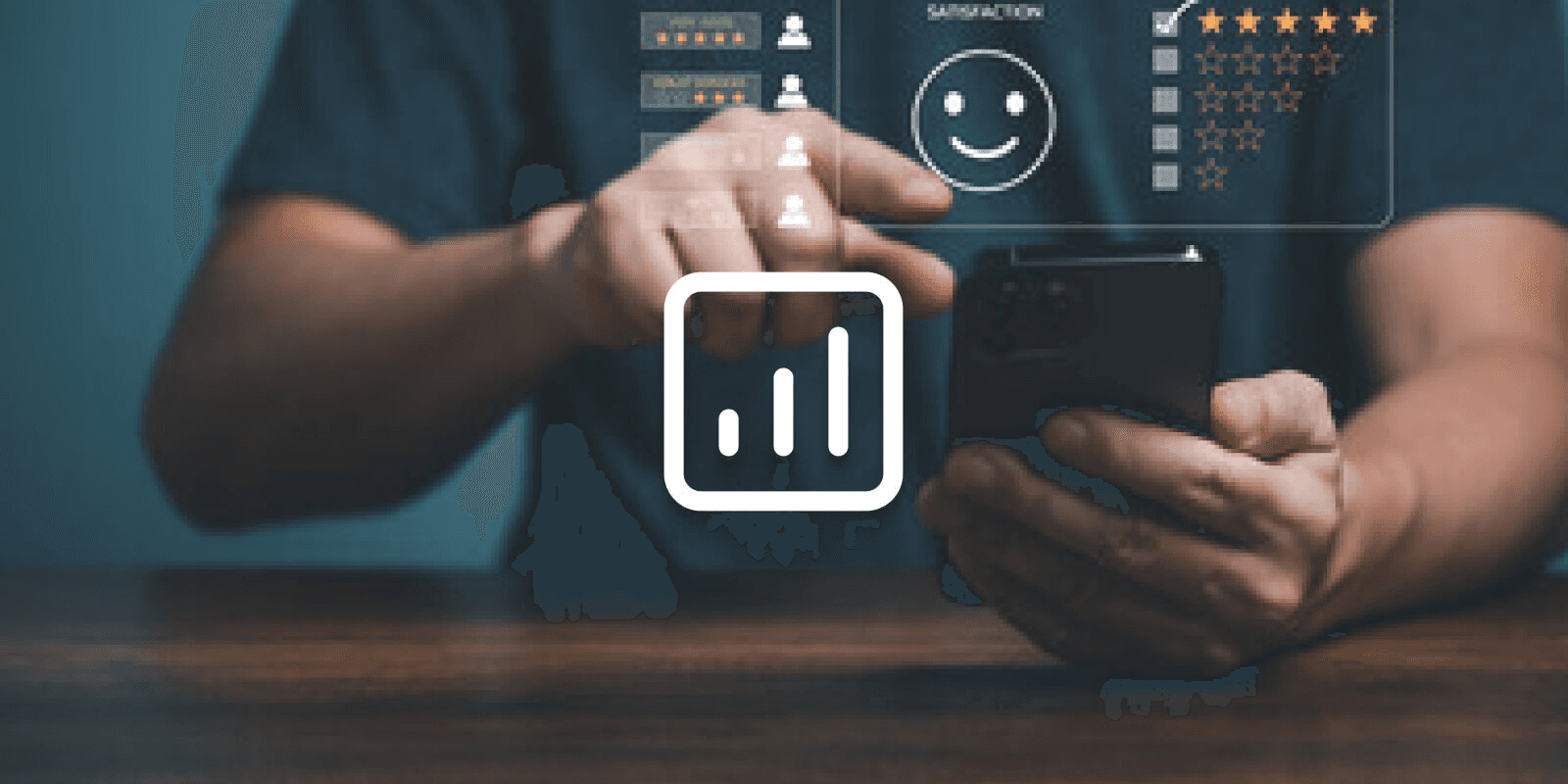 Person nalyzing customer feedback - Product Adoption Analytics