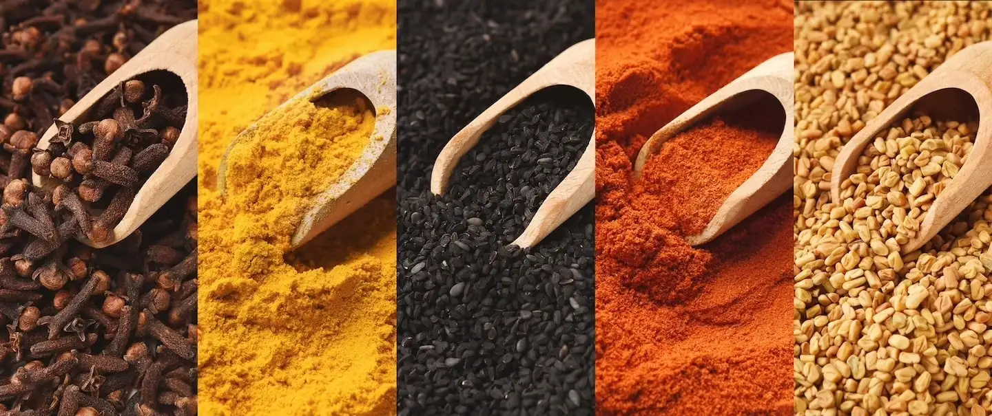 Burlap & Barrel Spice Montage Shot