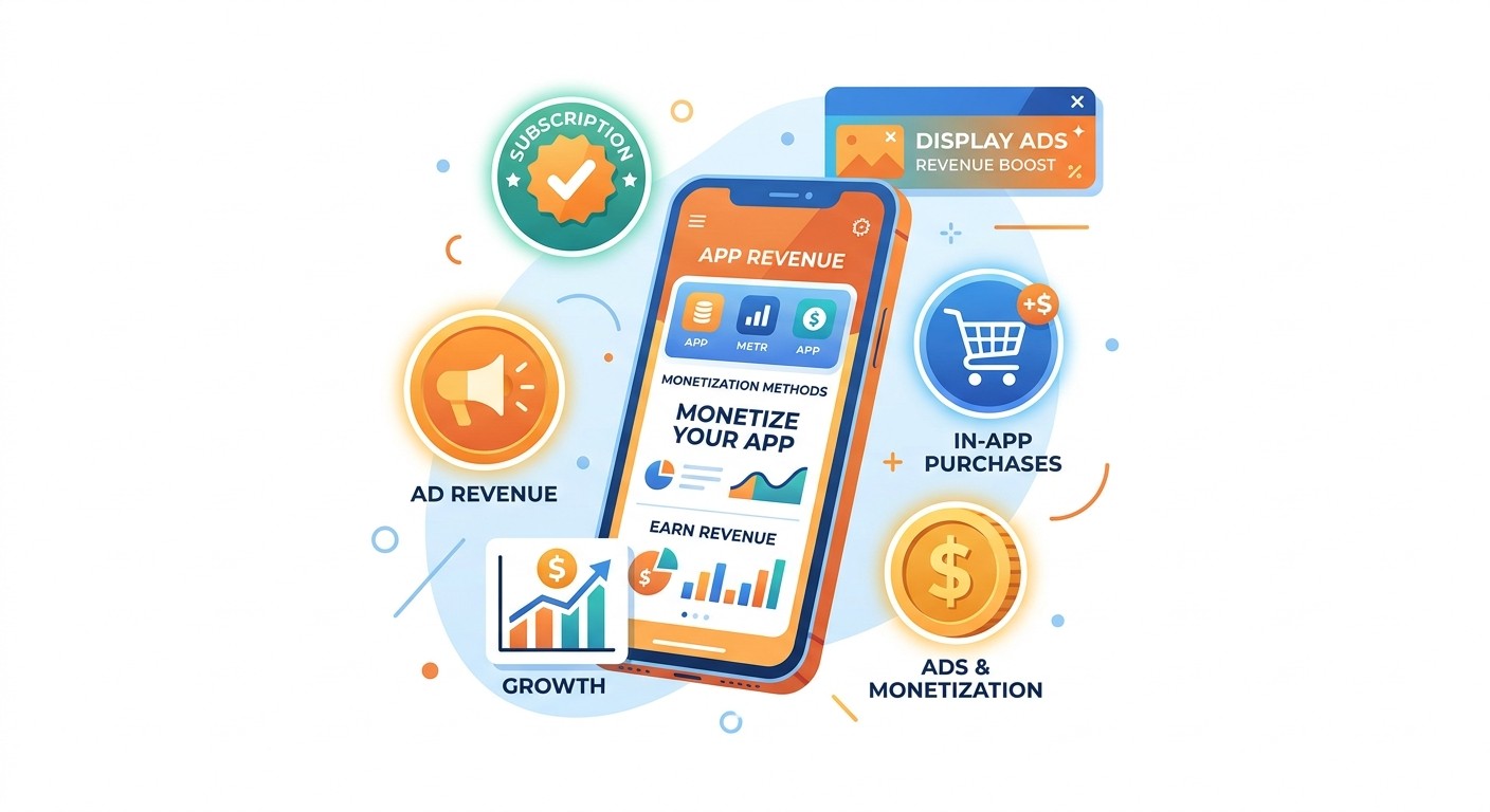 Flat illustration of a person creating wireframes on a tablet with floating UI components around them