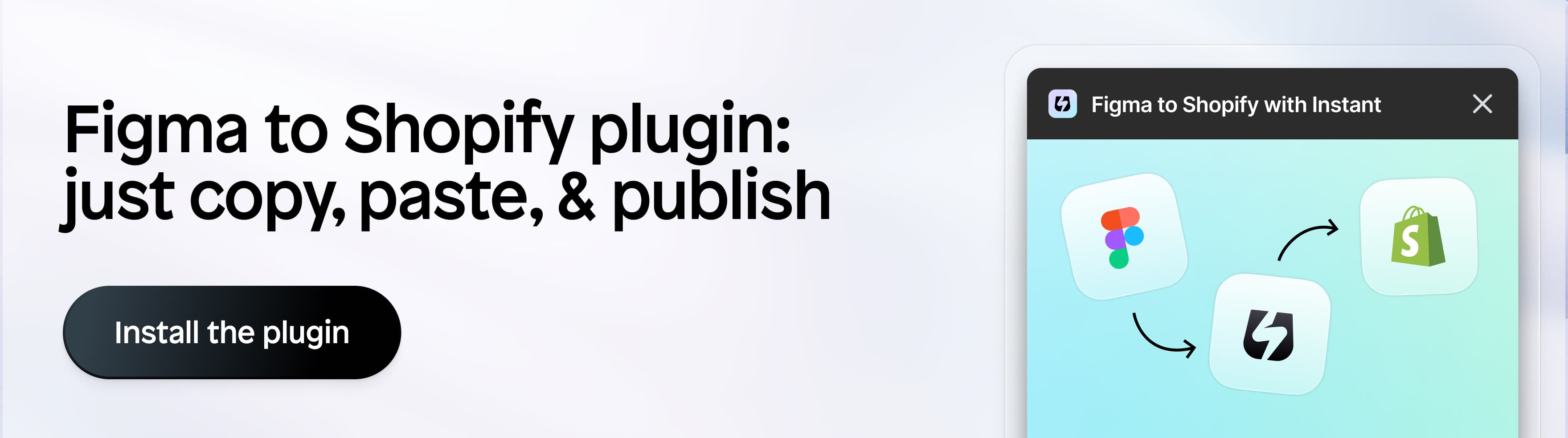 figma to shopify plugin with instant