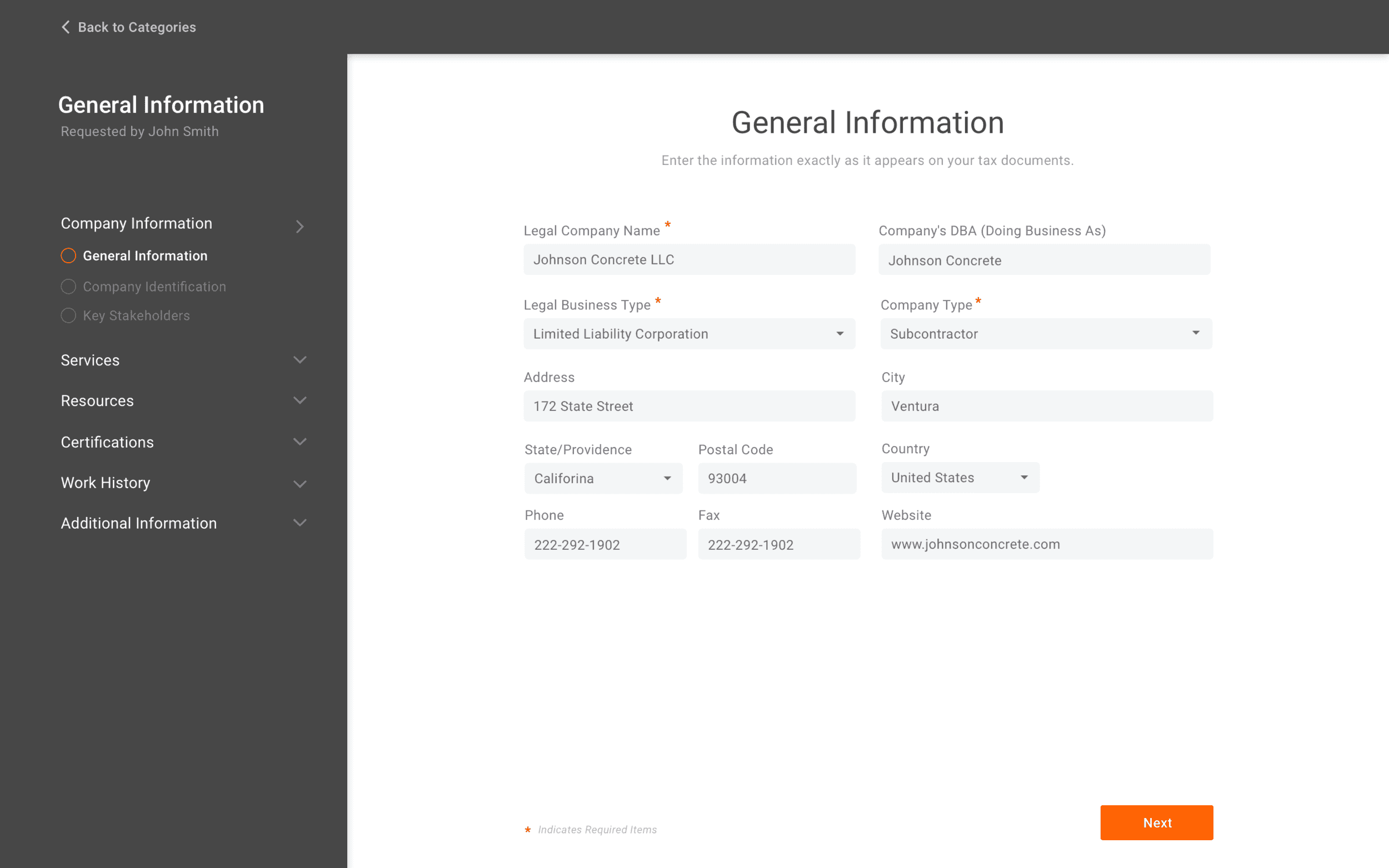 Example of logistic and schedule to complete work in rapid iterations 