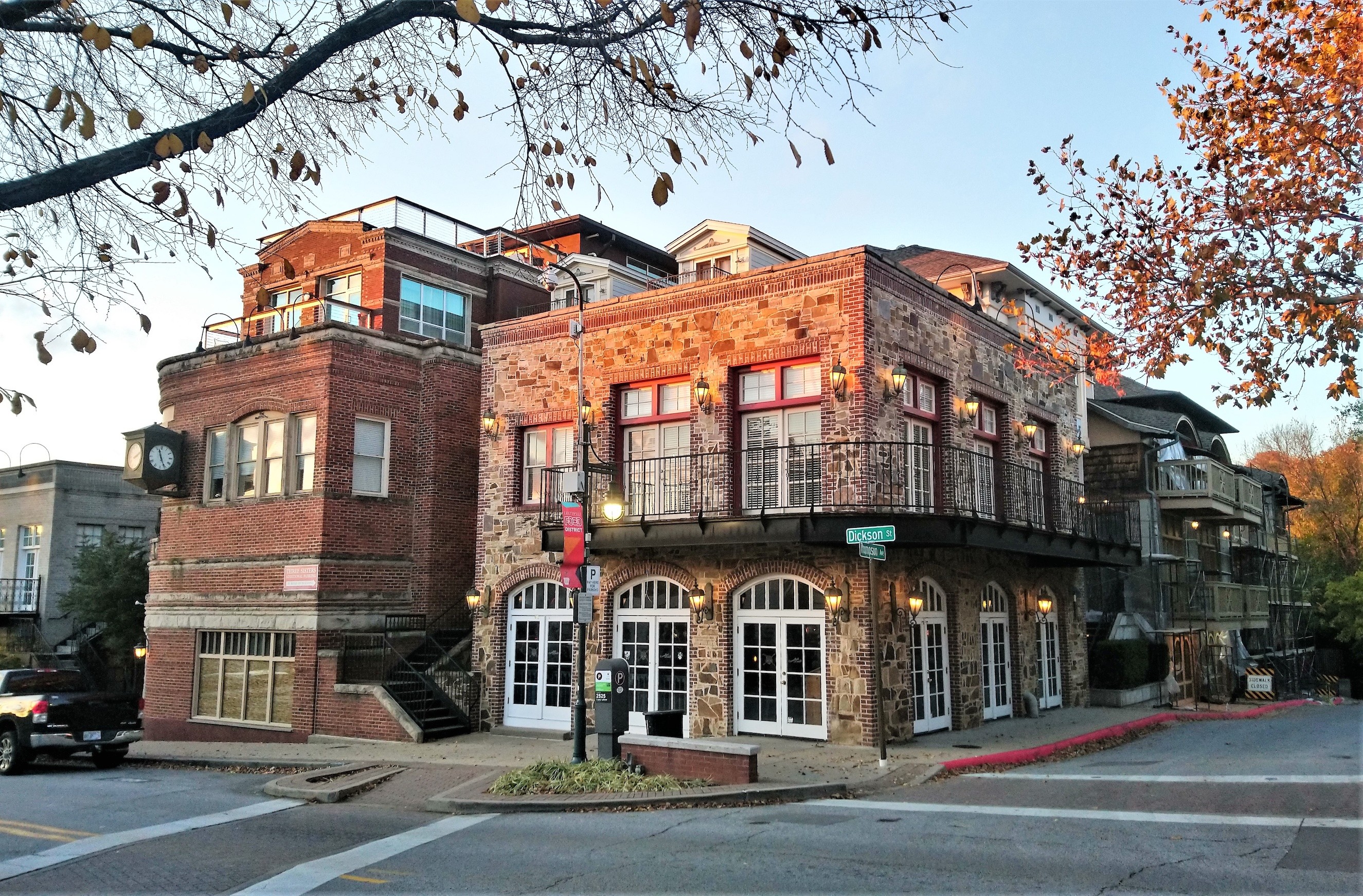 Three Sisters in Fall in Fayetteville, AR
