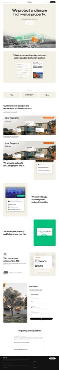 Stand website by AGR Studio