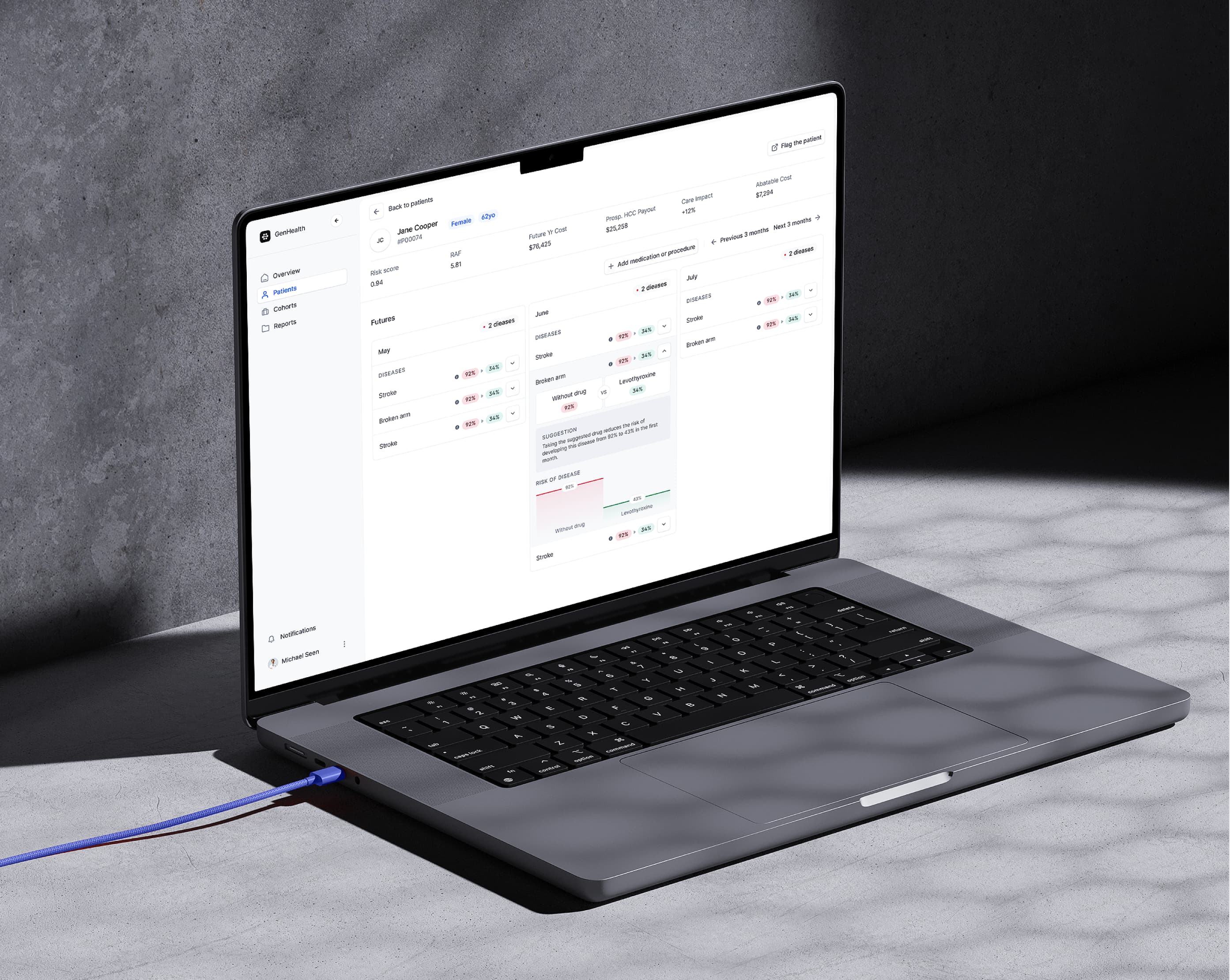 GenHealth Website Design Screenshots