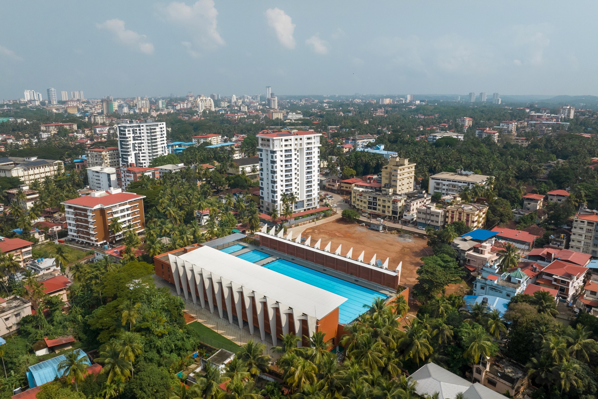 Yemmekere Ground designed by 2pkm Architects. Architecture photography by Ekansh Goel, Studio Recall.