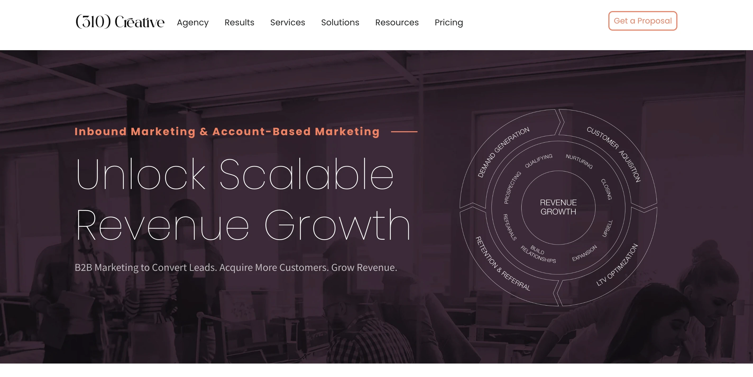 Screenshot of 310 Creative 