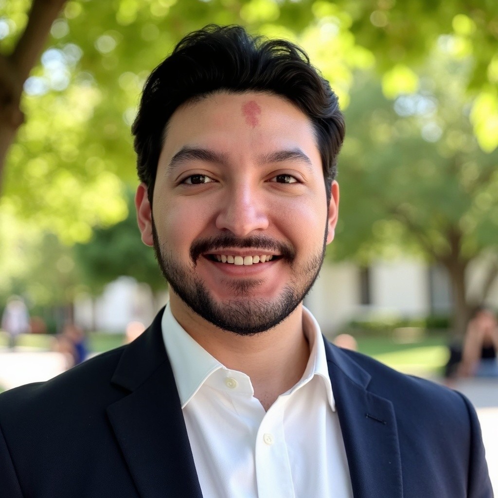 man in suit jacket sitting down