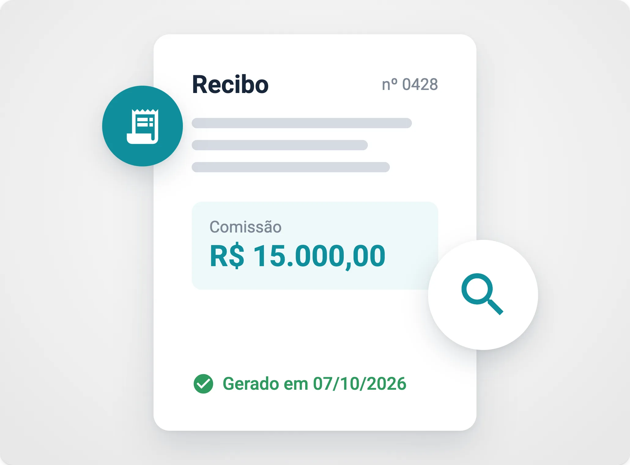 Ícone de prédio imobiliário com documento e símbolo de dólar, acompanhado de uma seta indicando transferência