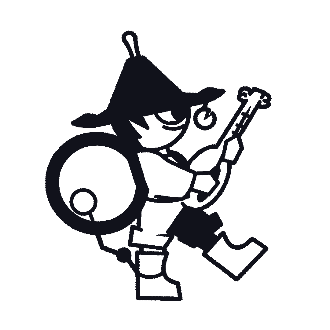 Frontman & Co. Logo mascot.