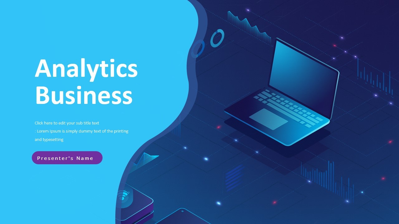 Engaging Analytics Business Presentation Slide