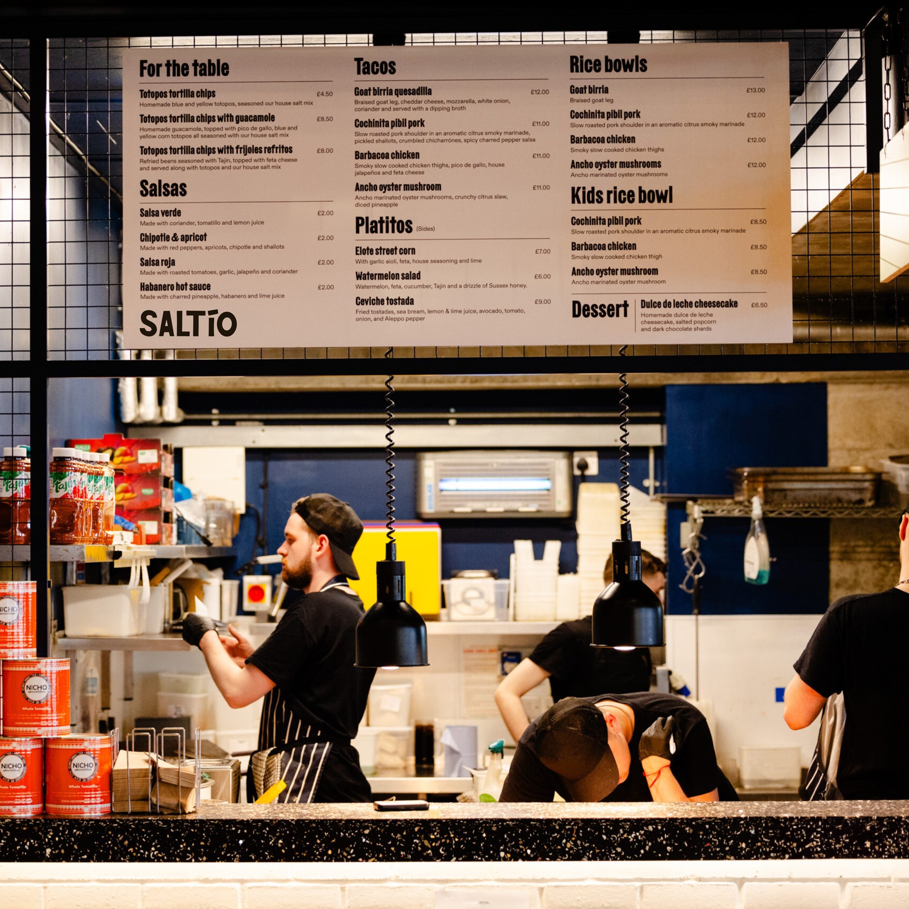 Kitchen at Saltio Brighton.