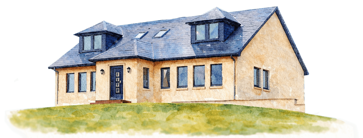 modern sculptural building with curved wooden exterior