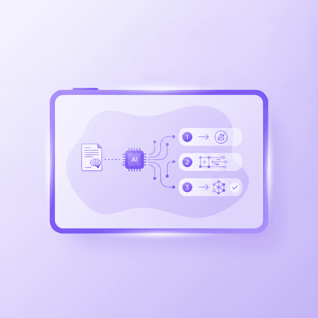 Penseum visual canvas and AI tutor interface