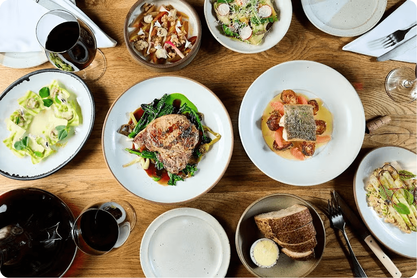 A Maxima dinner for accounting and finance leaders. Dinner's image.