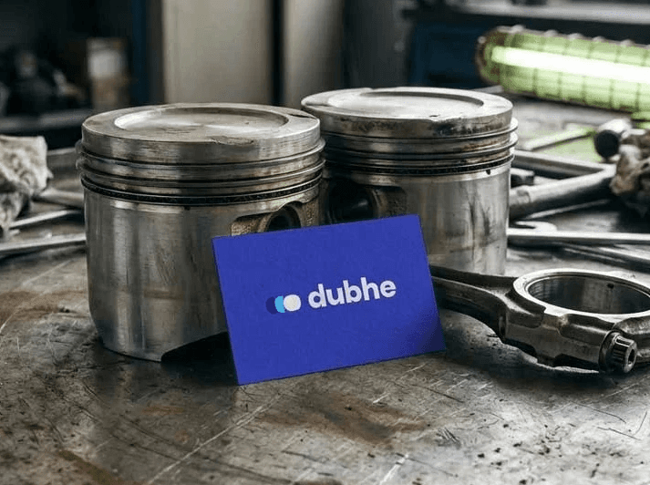 Logo dubhe su tessuto