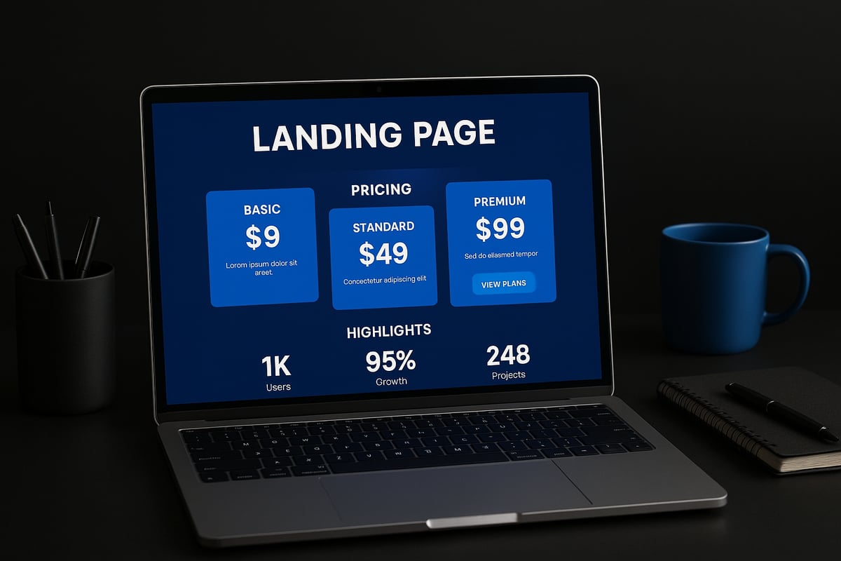 Kosten beim Landingpage erstellen lassen: Was du 2025 erwarten kannst