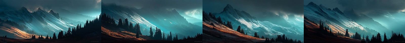 Grid of Midjourney variaitons