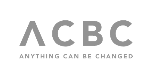 Logo di ACBC, azienda leader nell'innovazione sostenibile nel settore della moda, specializzata nella produzione di abbigliamento e calzature ecologiche e tecnologicamente avanzate.