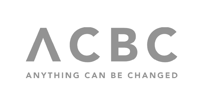 Logo di ACBC, azienda leader nell'innovazione sostenibile nel settore della moda, specializzata nella produzione di abbigliamento e calzature ecologiche e tecnologicamente avanzate.