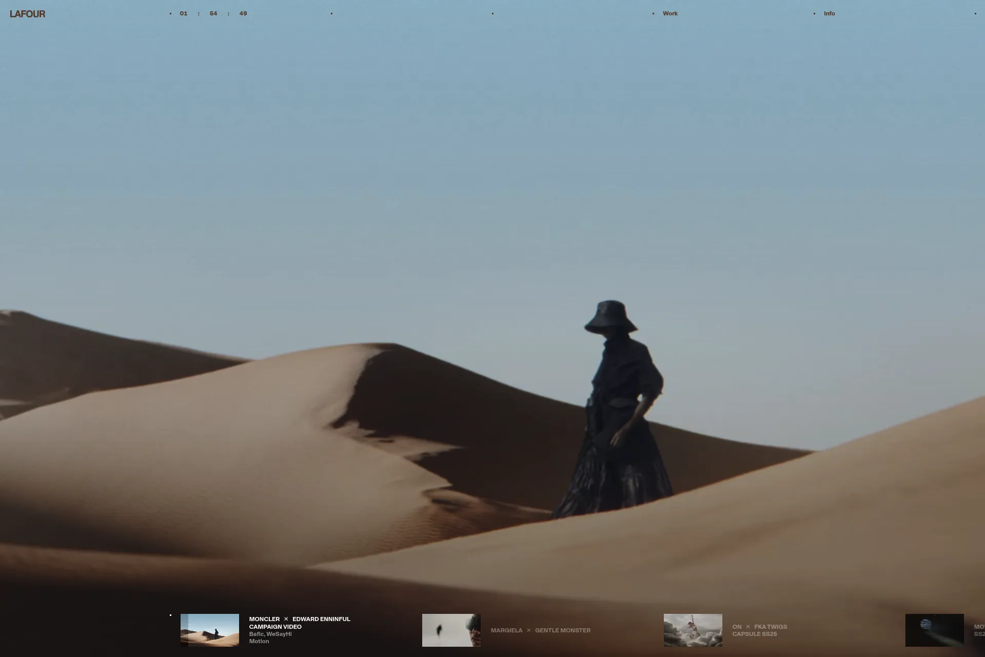 Screenshot of LAFOUR website