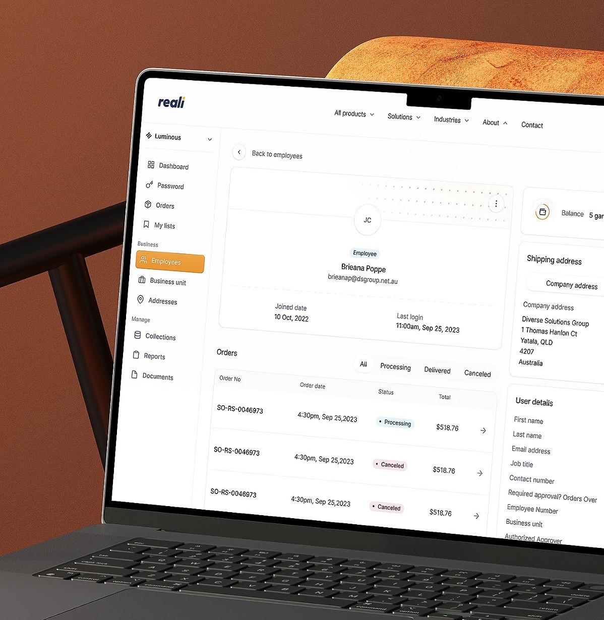 Reali / simplifying the customization