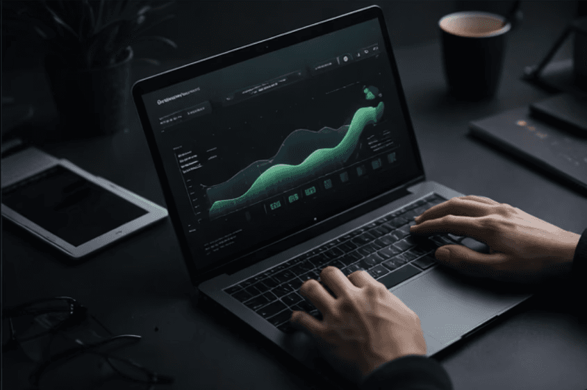 Vacation fund card showing $3,000 saved out of $5,000, with team members and due date