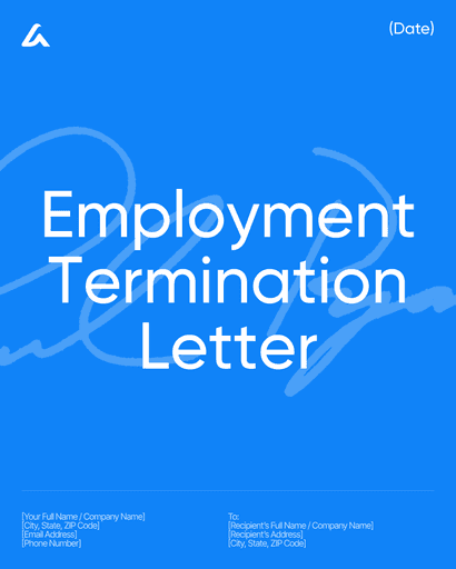 Employment Termination Letter