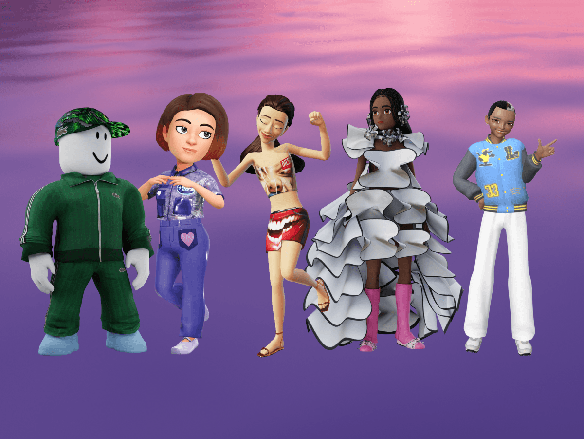 Avatars from Roblox, Meta, Bitmoji, and Zepeto