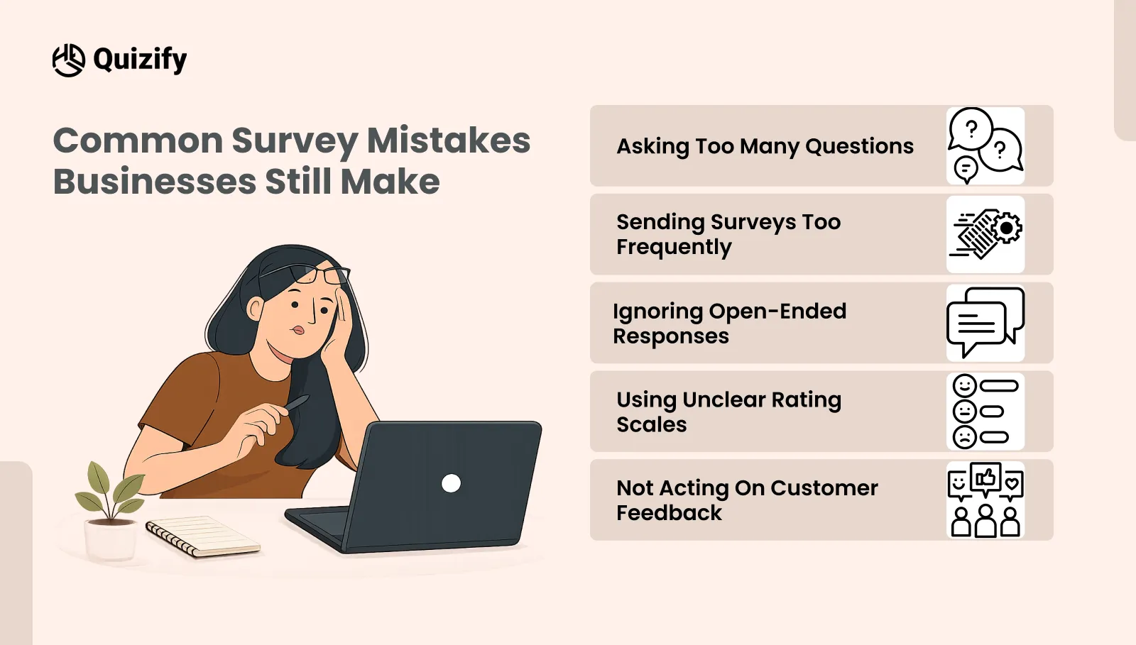 Common Survey Mistakes Businesses Still Make - Quizify 