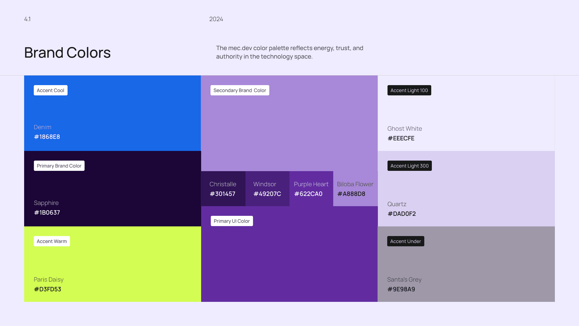 brand color palette