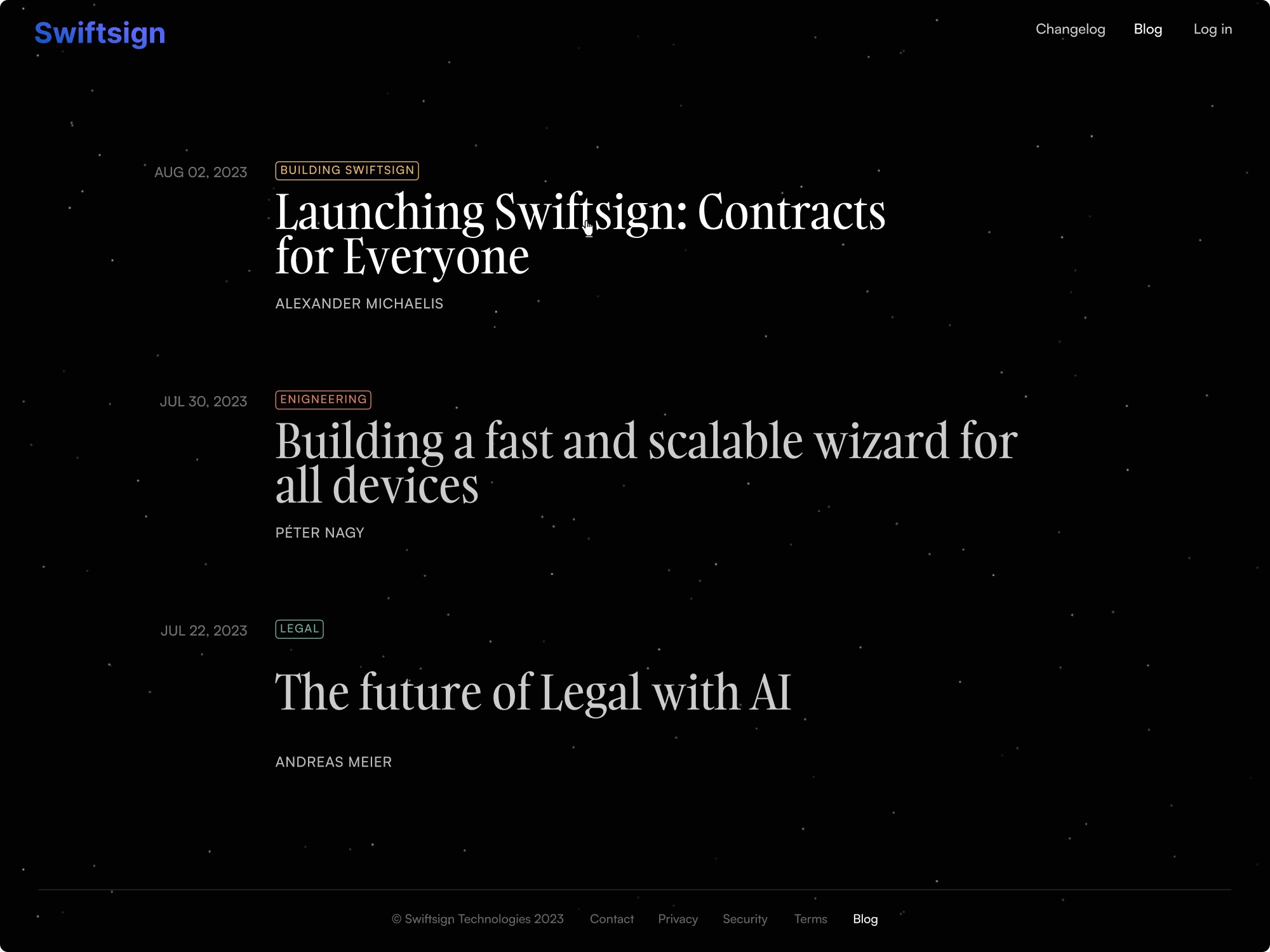 Swiftsign Website