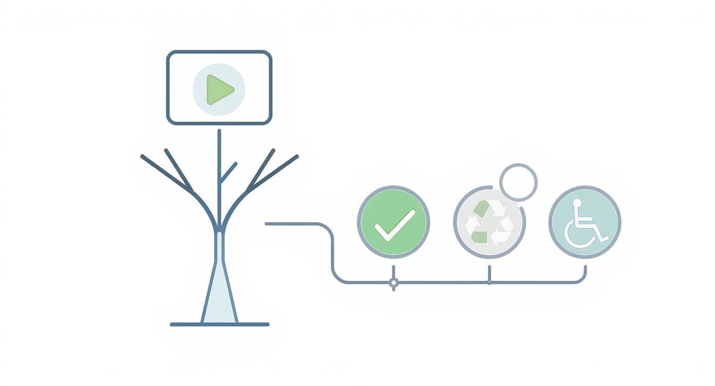 Infographic about how to transcribe a video to text