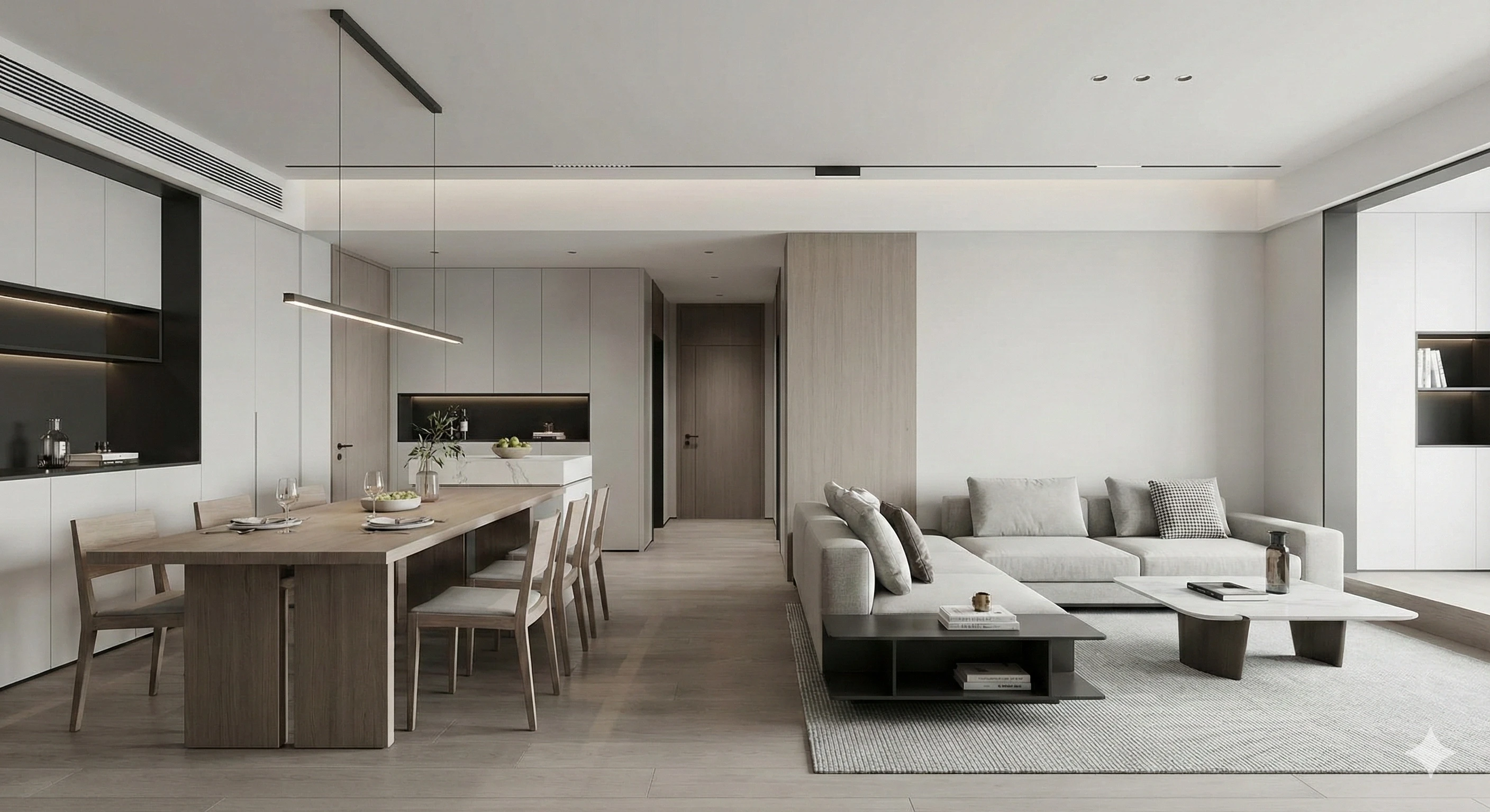 Modern Open Living Dining