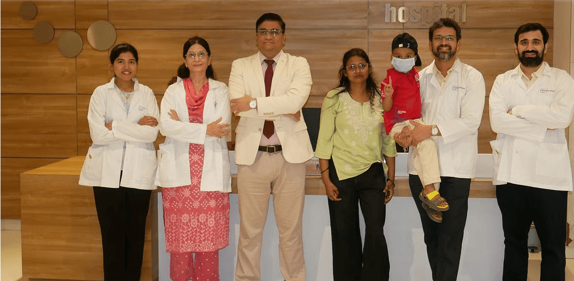 The 5-year-old boy from Ranchi got relief from the high-risk leukemia, after the bone marrow transplant in Navi Mumbai.