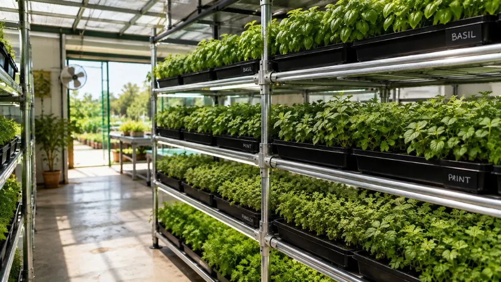 Herb Indoor Farming