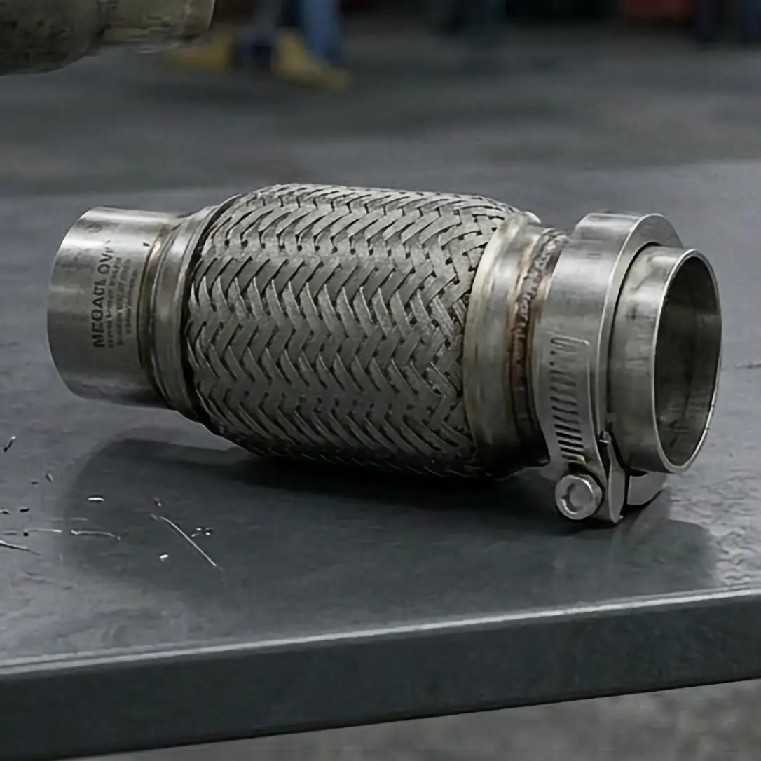 Поставяне на меки връзки в ауспухова система – автосервиз Ауспуси Веско Варна