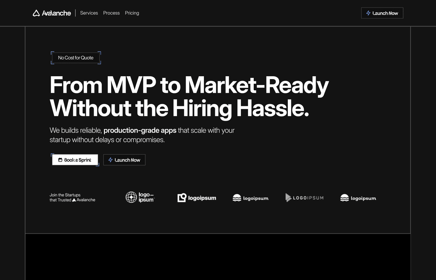 Brand identity and product design showcase for startup clients