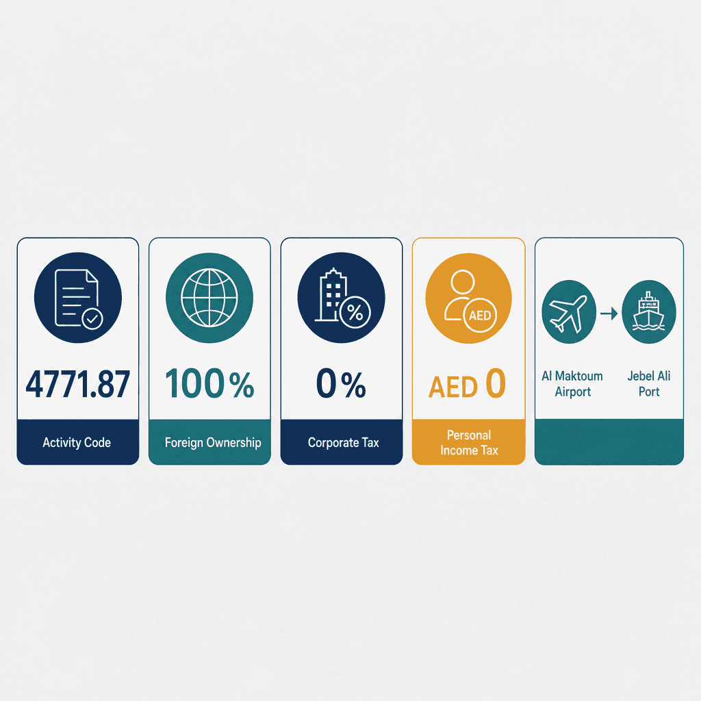 Infographic: Garments Accessories Trading License in Dubai