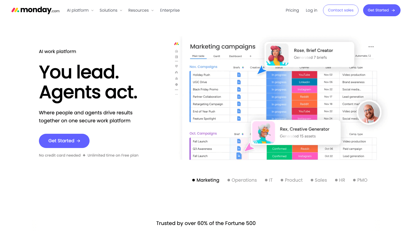 monday.com workflow management software