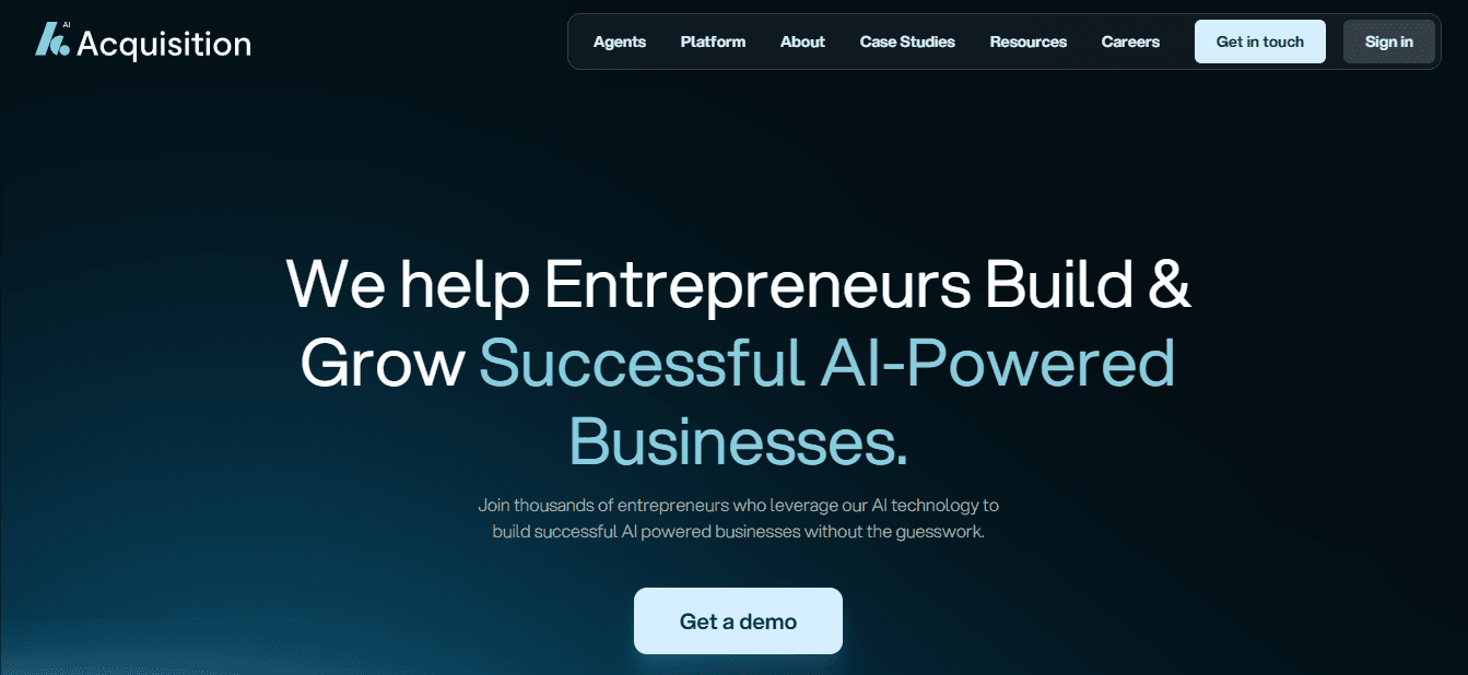 AI Acquisition&nbsp;&nbsp;